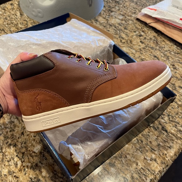 Brand new! Mens 7.5 Polo Sneaker Boot - Picture 2 of 5